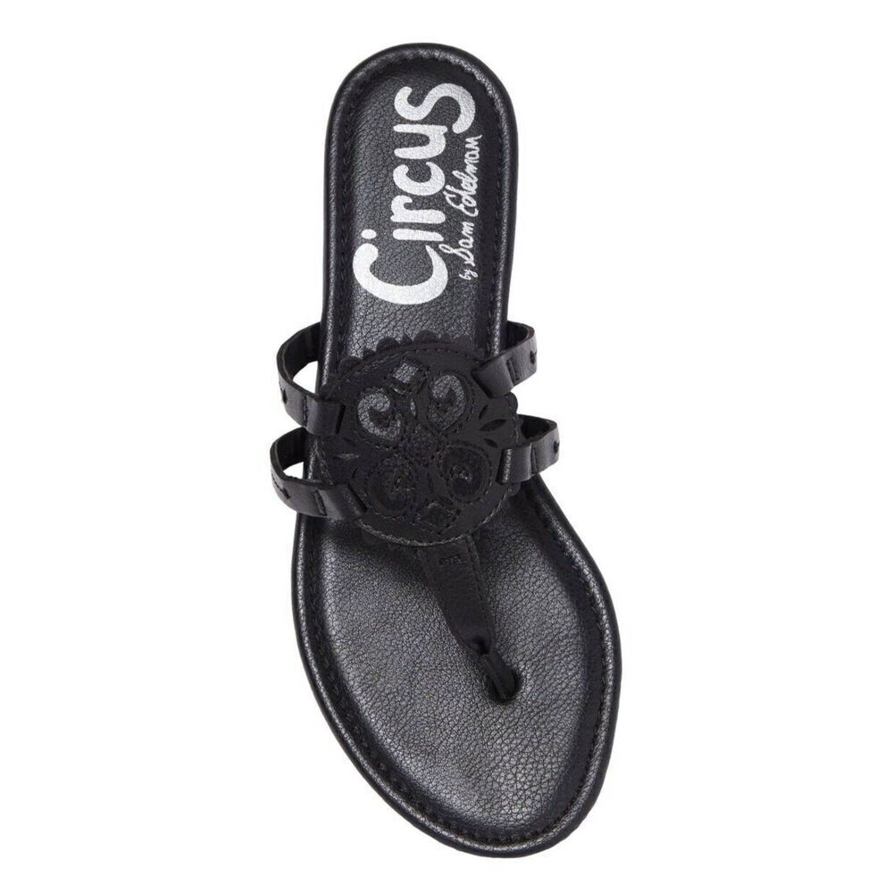 NWOB SAM EDELMAN Cherri Sandal In Black Size 7.5M